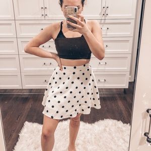 Polka dot skirt